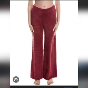 Wide-Leg Plush PJ Salvage Knit Pant Lounge Pants